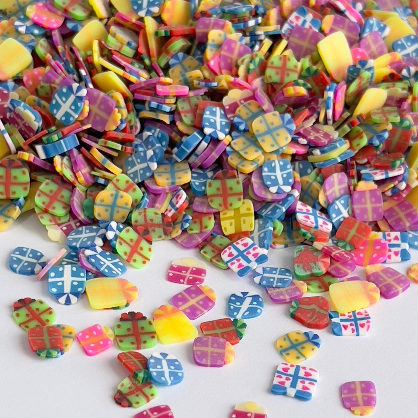 Christmas Presents Polymer Clay Slices