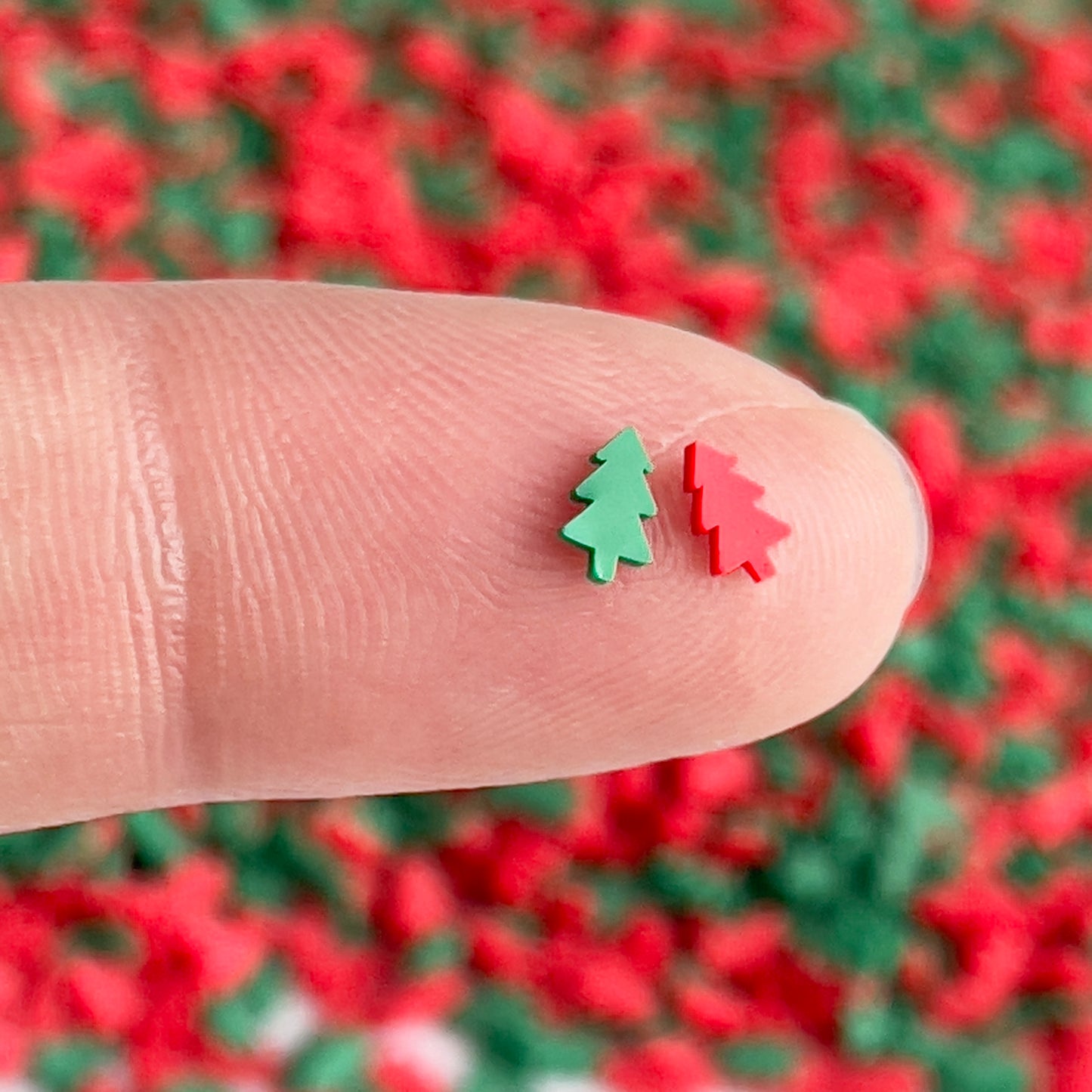Christmas Tree Polymer Clay Slices