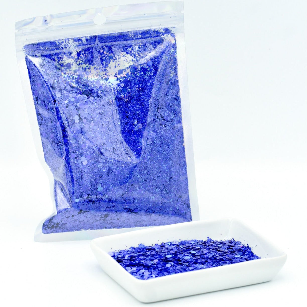 ELECTRIC BLUE CHUNKY GLITTER MIX
