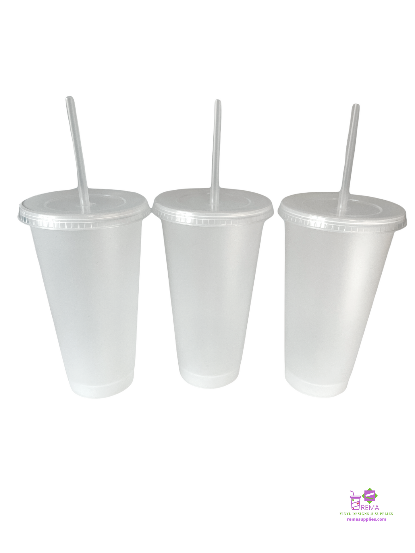 24oz Clear Frosted Cold Cups