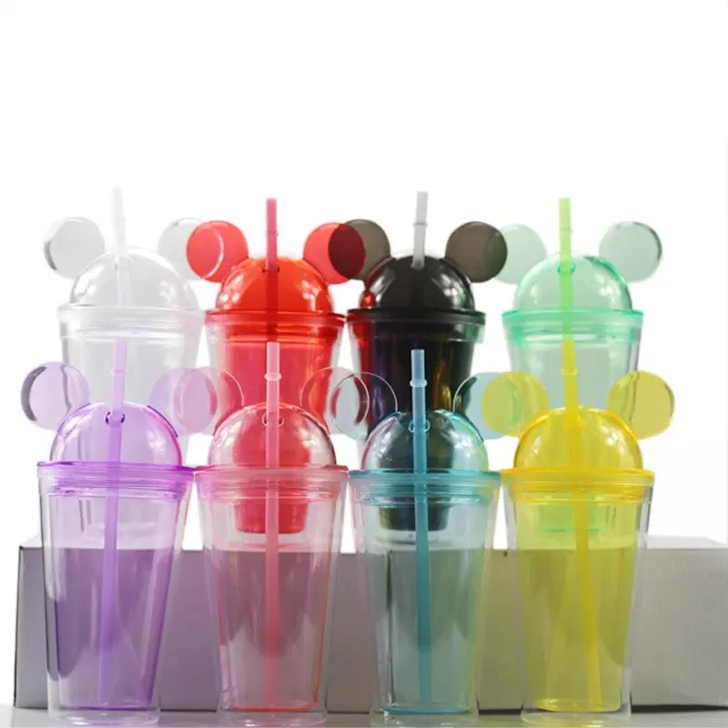 16oz Mickey and Minnie Acrylic Tumblers