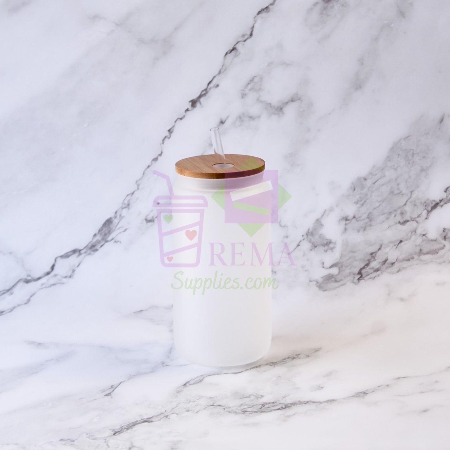 Frosted Sublimation Glass Can
