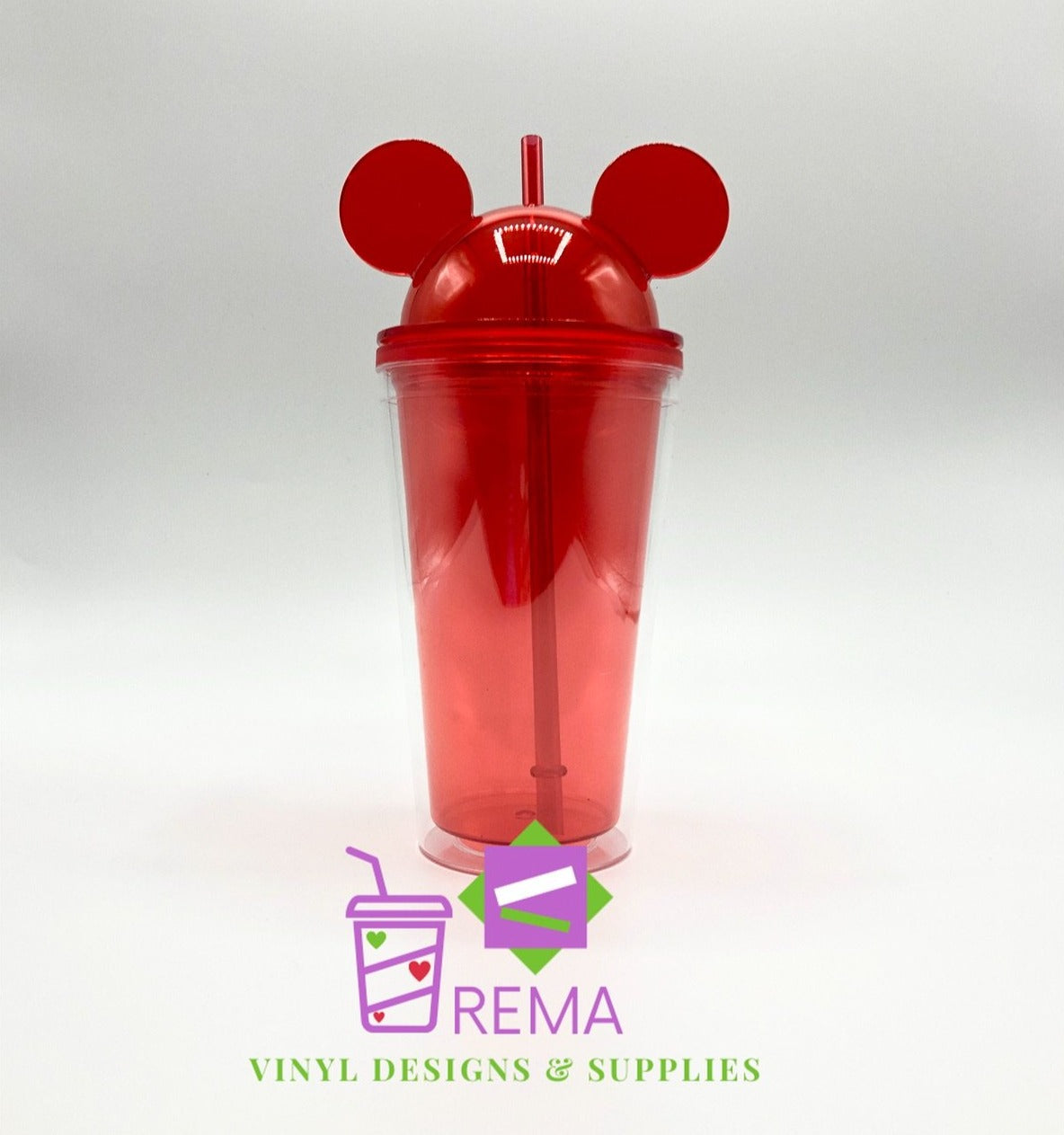 16oz Mickey and Minnie Acrylic Tumblers