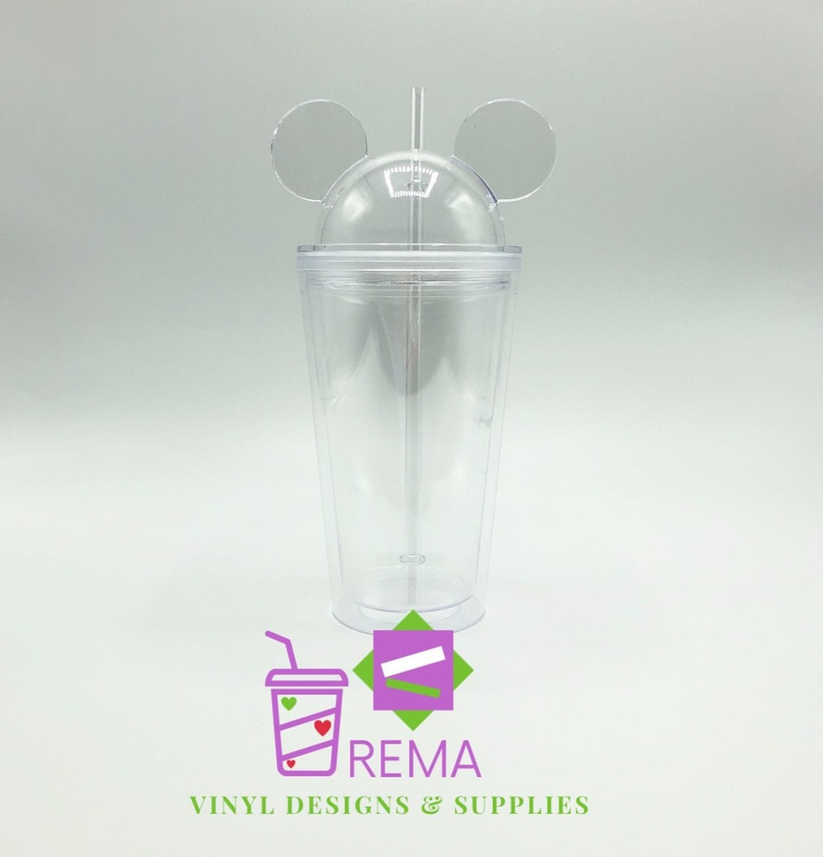16oz Mickey and Minnie Acrylic Tumblers
