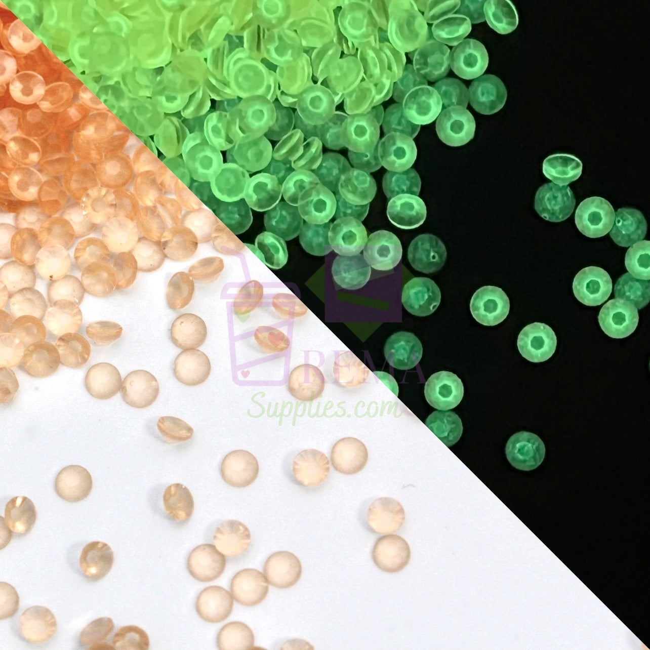 Glow In The Dark Rhinestones