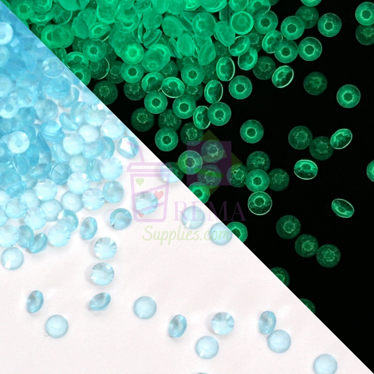 Glow In The Dark Rhinestones