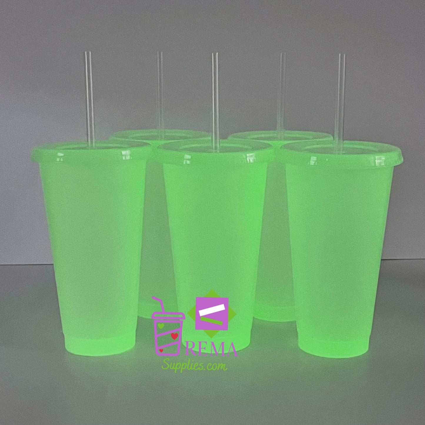 New 24oz Glow In The Dark Cold Cups