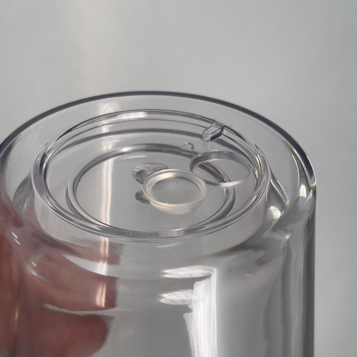 Pre-Drilled Double Wall Acrylic Tumbler, Pink Lid/Straw