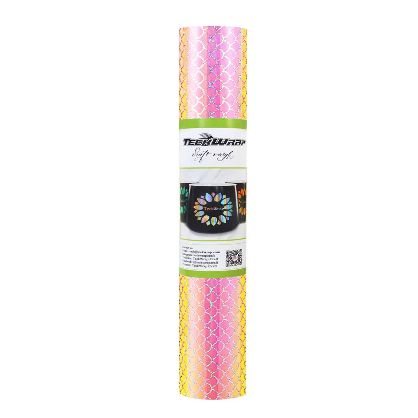 NEW Holographic Pattern Adhesive Vinyl Roll