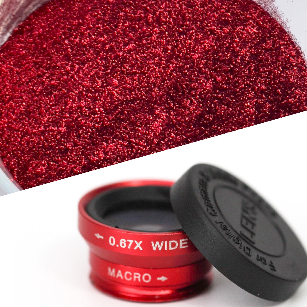 Cam Lens and Glitter Bundle
