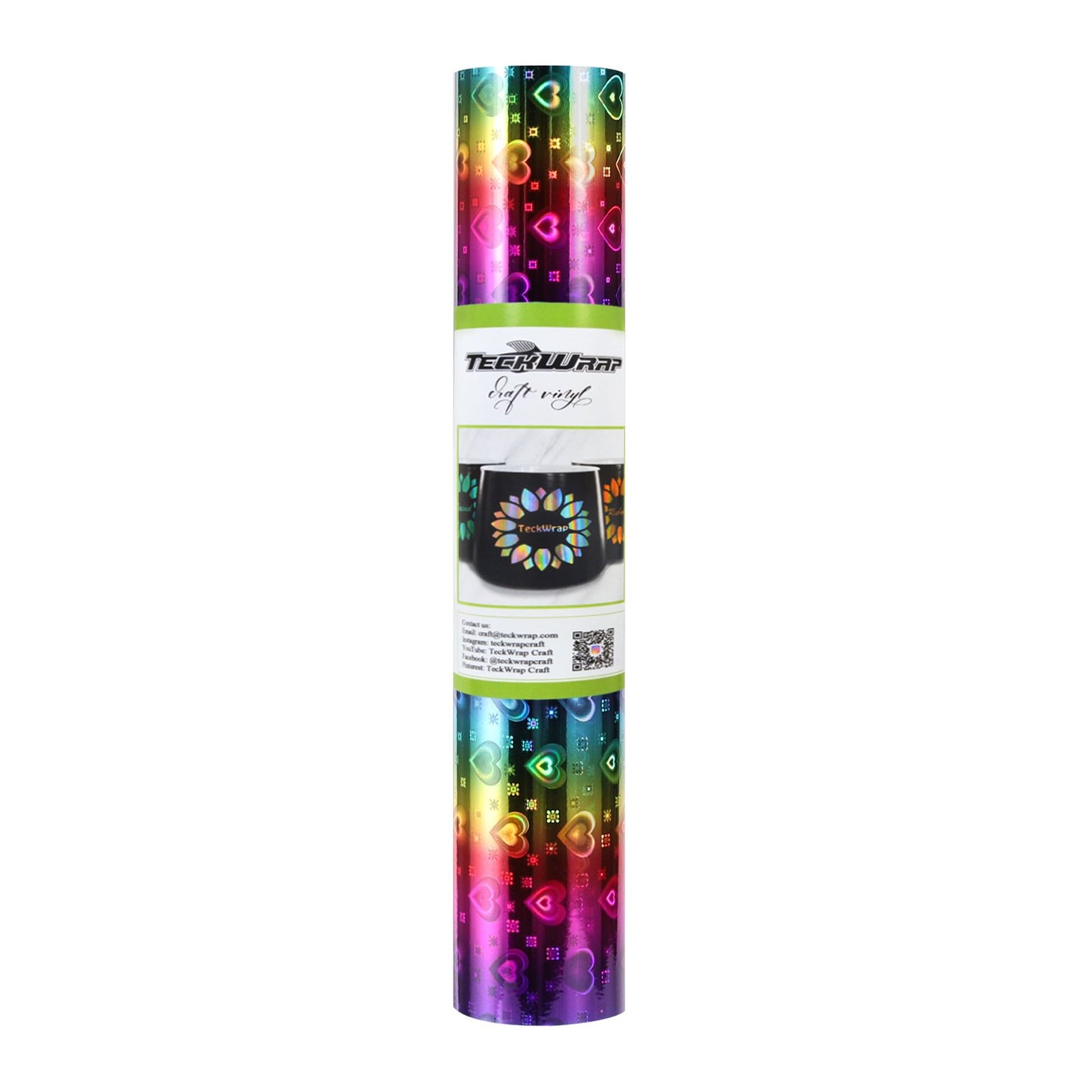 NEW Holographic Pattern Adhesive Vinyl Roll