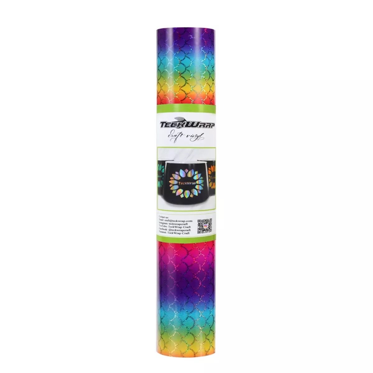 NEW Holographic Pattern Adhesive Vinyl Roll